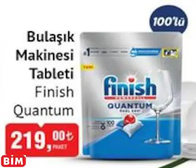 FİNİSH QUANTUM BULAŞIK MAKİNESİ TABLETİ
